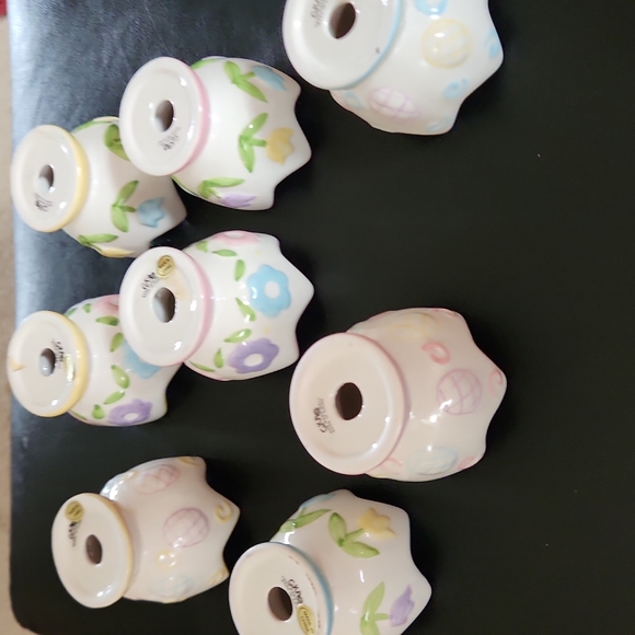 EUC Vintage GKA 2 sets of Easter egg ceramic cups for eggs - Picture 9 of 9